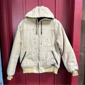 Dickies Vintage Tan Hooded Work Jacket
